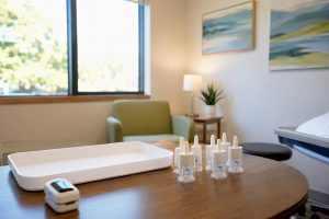 Spravato nasal spray devices on clinical tray