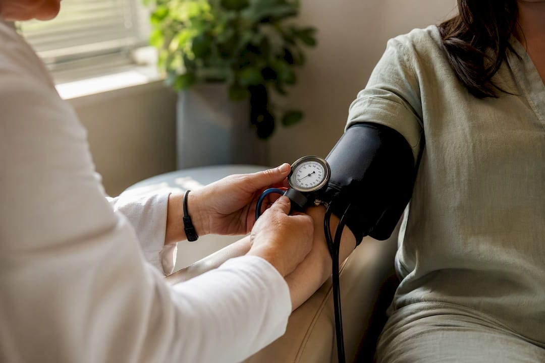 Blood pressure cuff inflation during monitoring