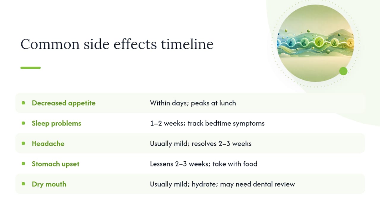 Common Side Effects: What They Look Like and How Long They Last — overview diagram