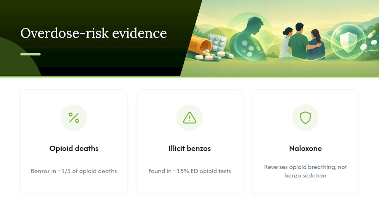Overdose risk statistics and naloxone limitation