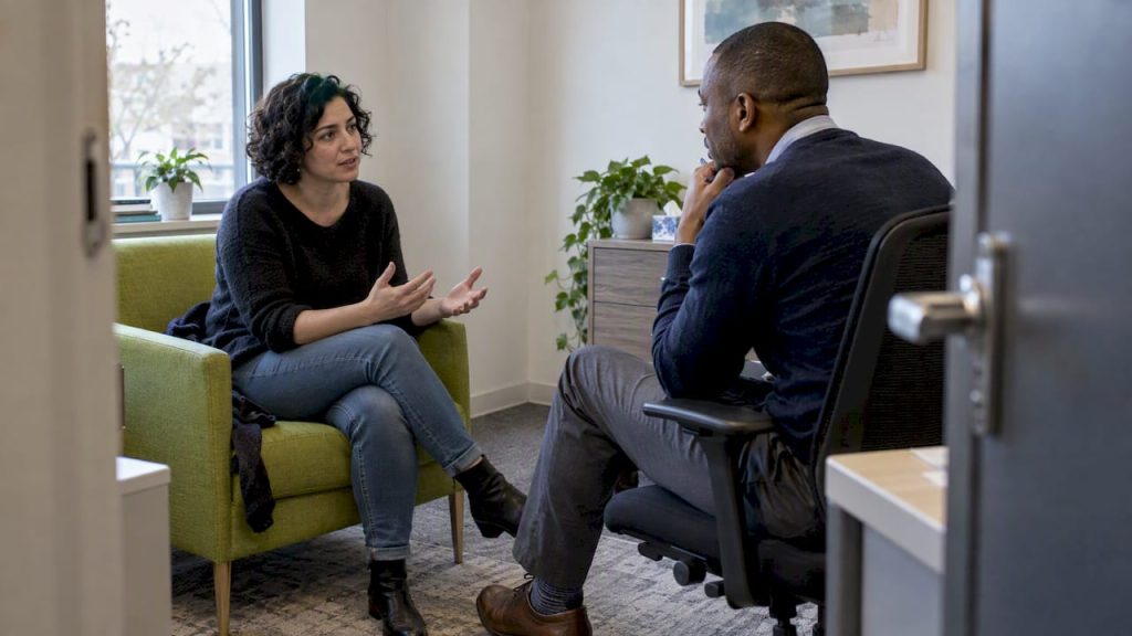 Patient discussing an individualized treatment plan